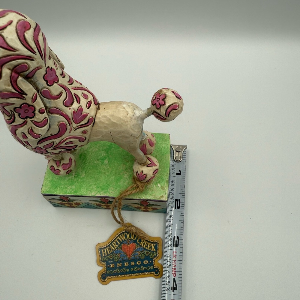 2005 Jim Shore Heartwood Creek "Lulu" Poodle Dog Figurine Enesco 5 3/4" H - Picture 13 of 13